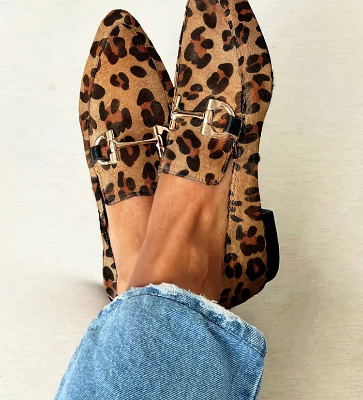 Rieke | Elegante Leoparden-Loafer