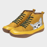 Hazel - Cat-Lover Faux Leather Boots