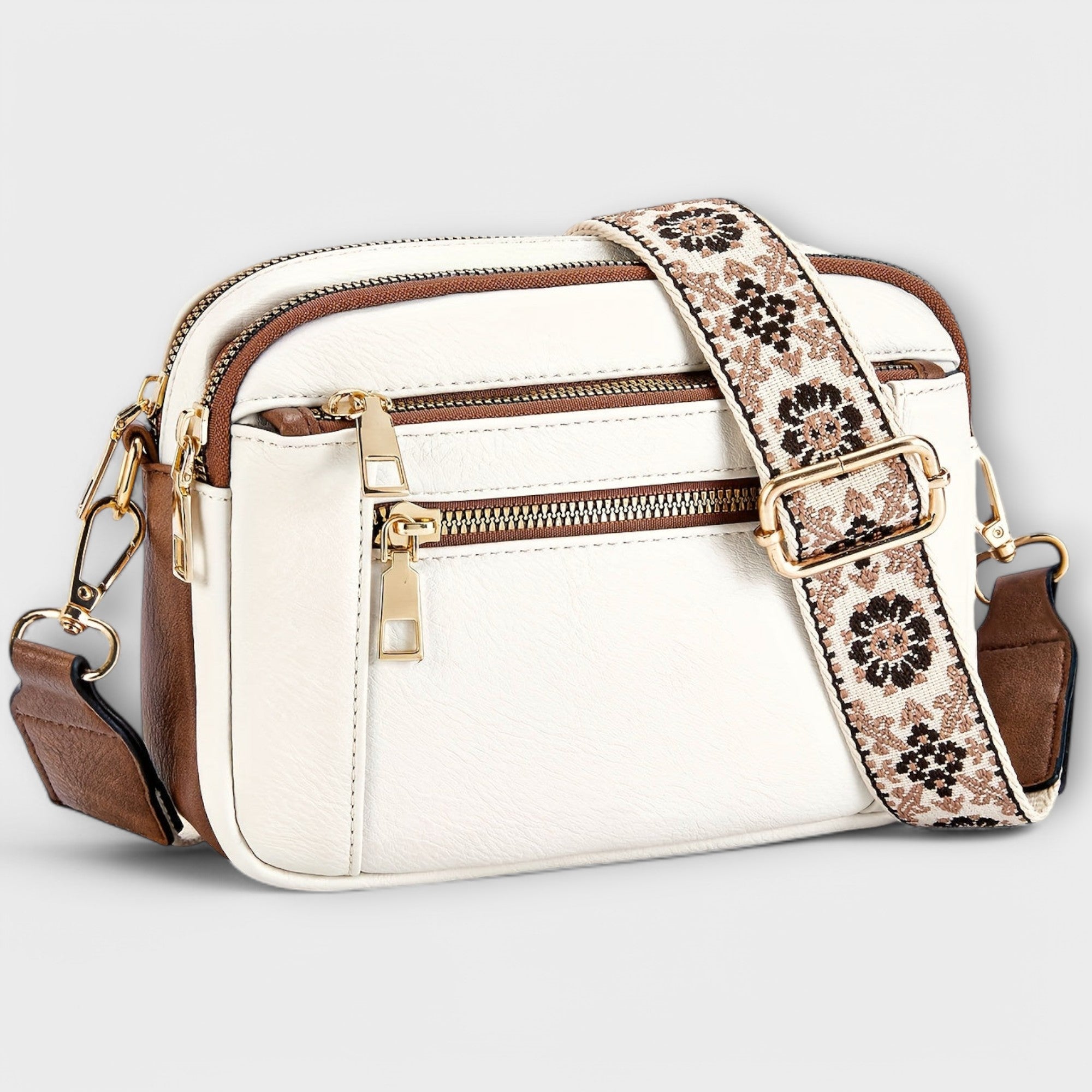 Ella - Vegan Faux Leather Crossbody Bag
