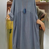 MANDIRA | Cotton and Linen Dress