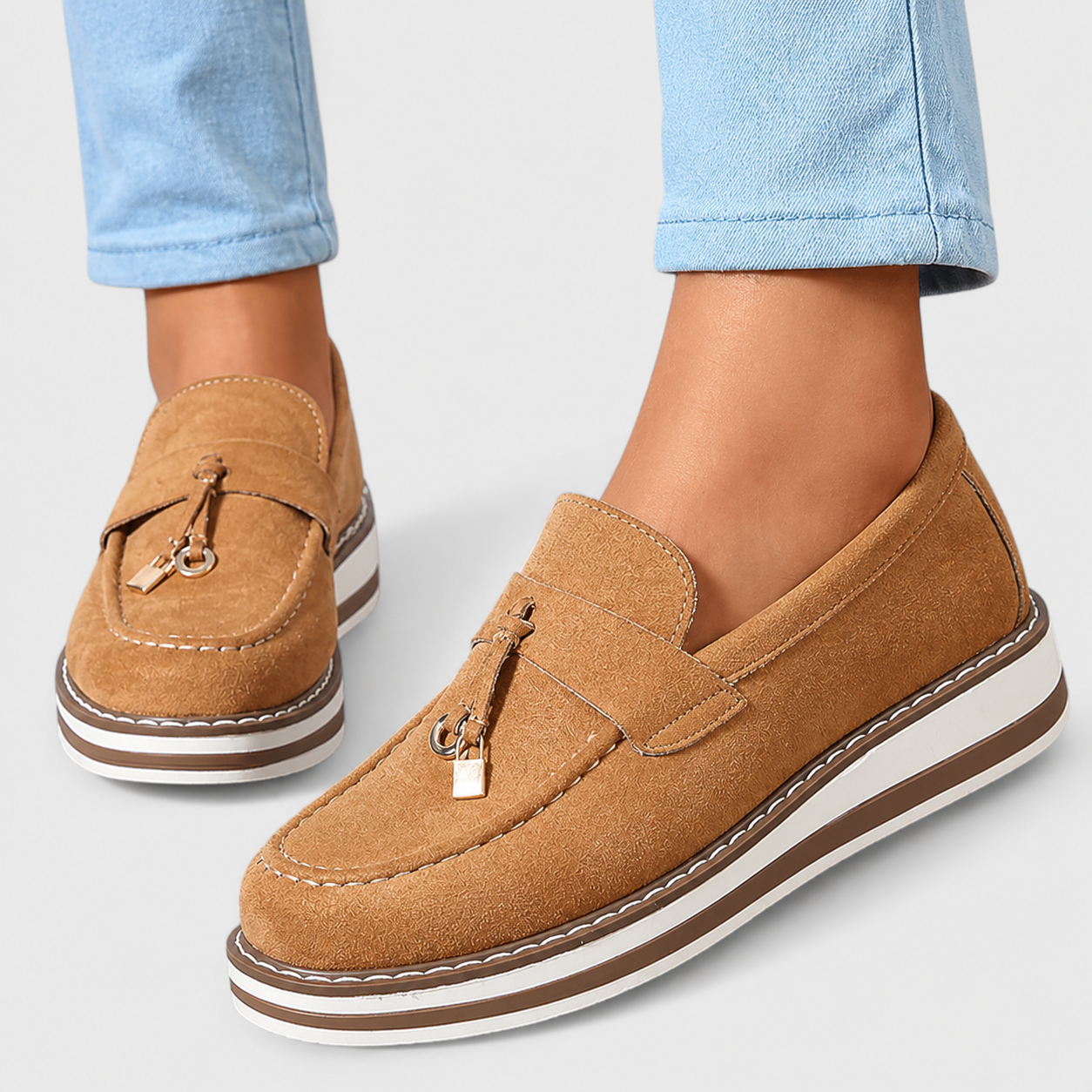 Sophie | Lässige runde Loafer
