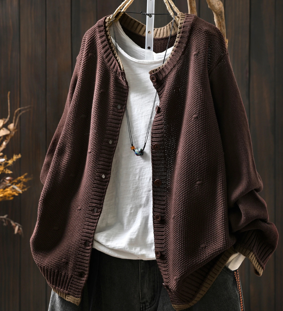 Annabelle - Textured Knit Cardigan