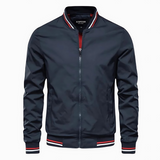 Jack - Striped Bomber Jacket
