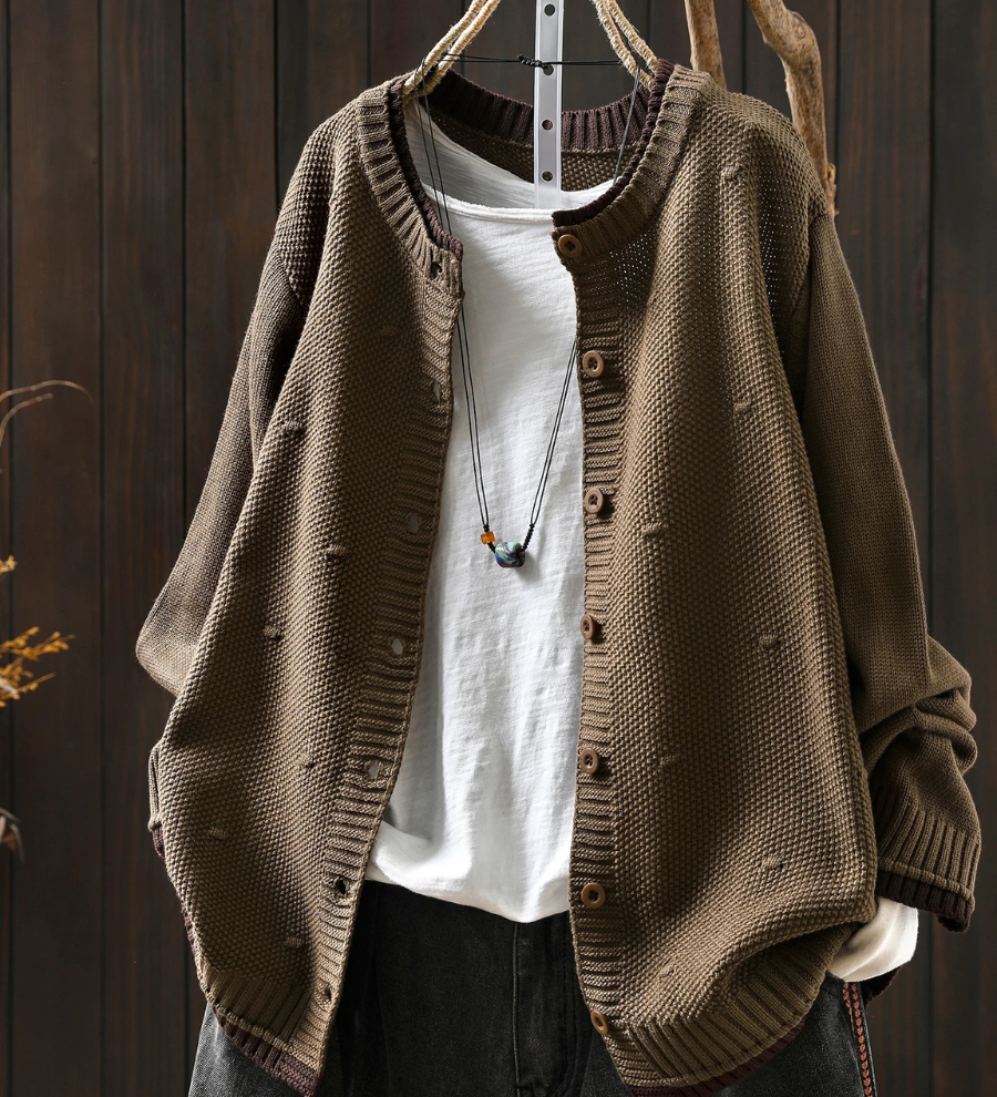 Annabelle - Textured Knit Cardigan