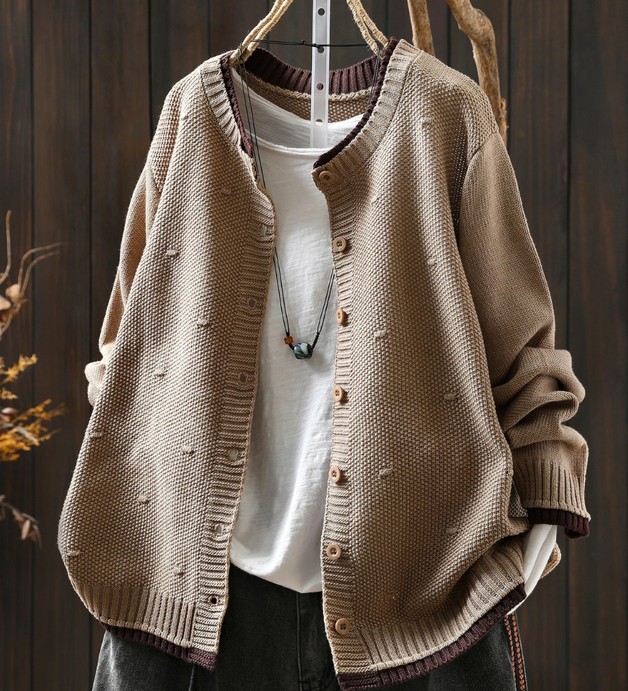 Annabelle - Textured Knit Cardigan