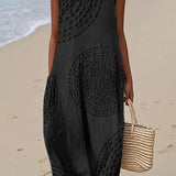 Grace - Textured Sleeveless Maxi Dress