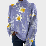 Donna - Artistic Knit Turtleneck Sweater