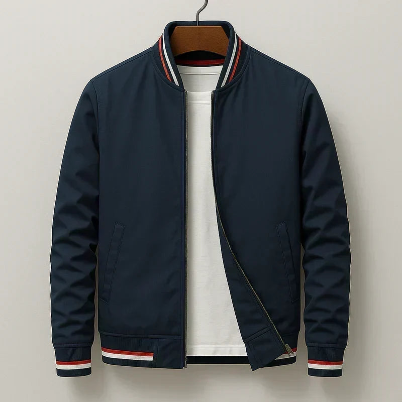 Jack - Striped Bomber Jacket