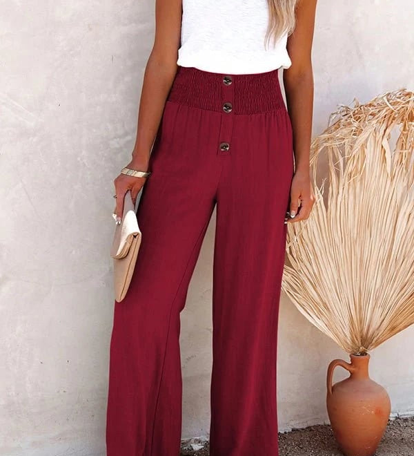 Rose | Entspannte High-Waist-Hose