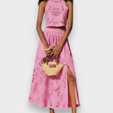 Stella - Pink Lace Set