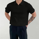 Lachlan - Ribbed Elegant Polo