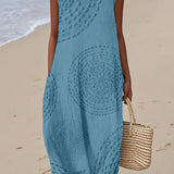 Grace - Textured Sleeveless Maxi Dress