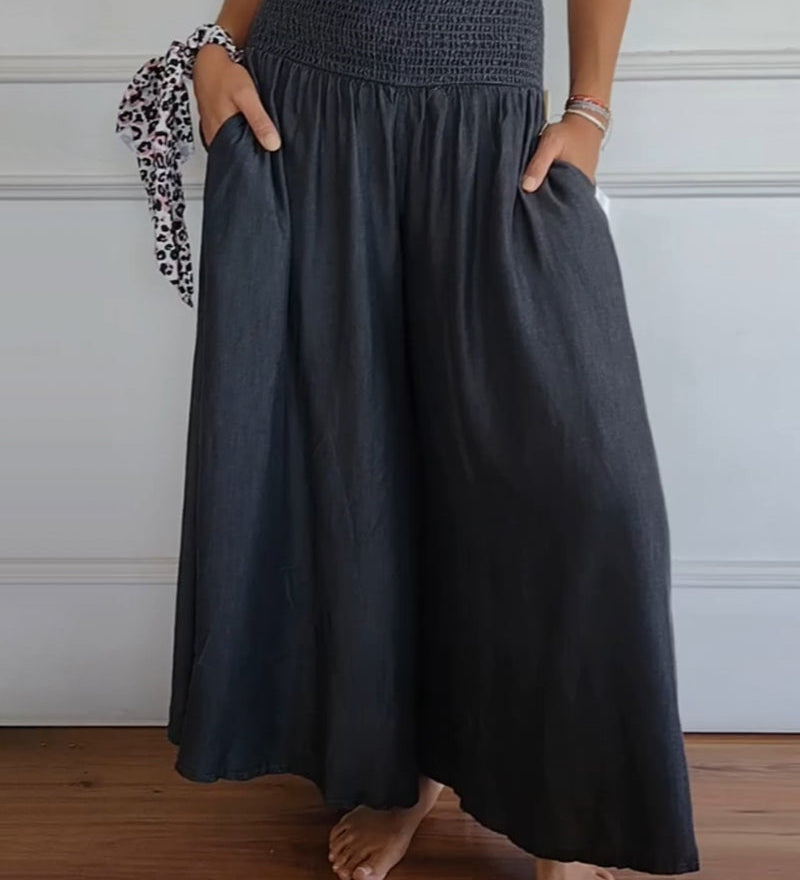 Tahlia - Lightweight Wide Leg Pants