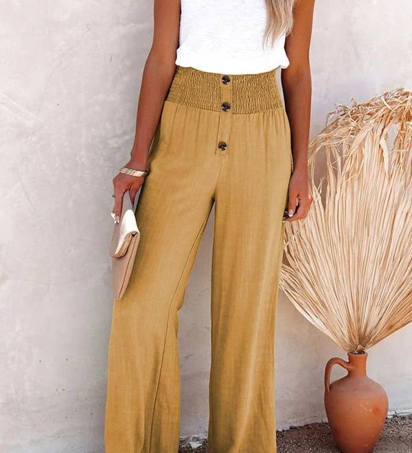 Rose | Entspannte High-Waist-Hose
