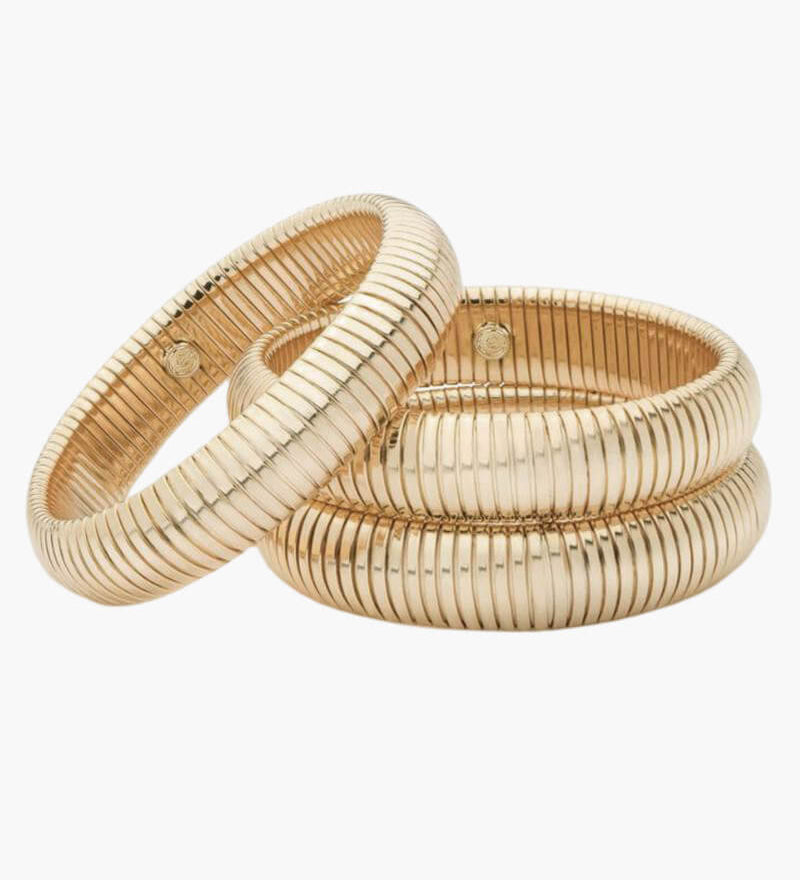 Aria - Ribbed Bangle