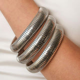 Aria - Ribbed Bangle