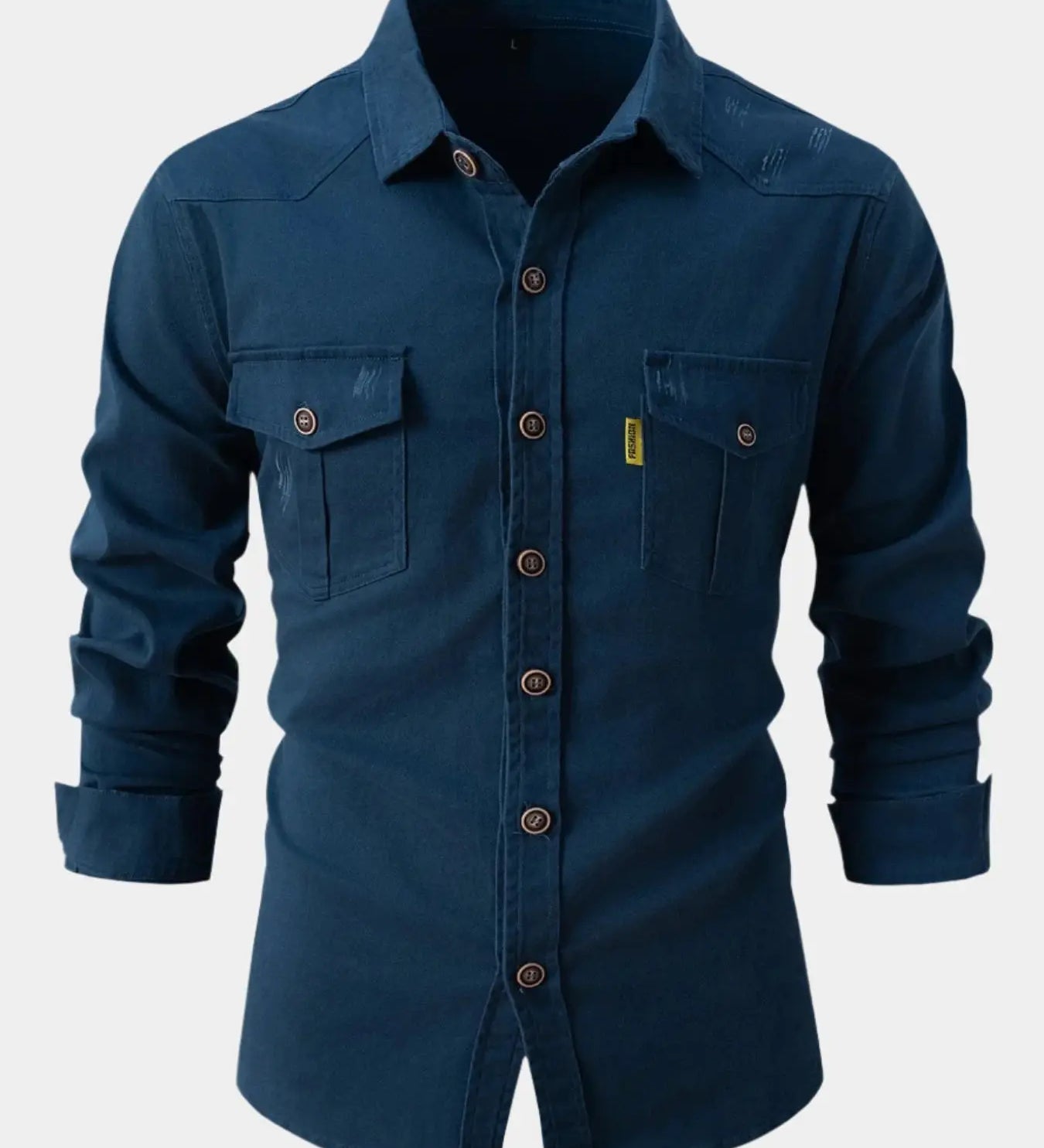 Darcy - Denim-Blend Button Shirt