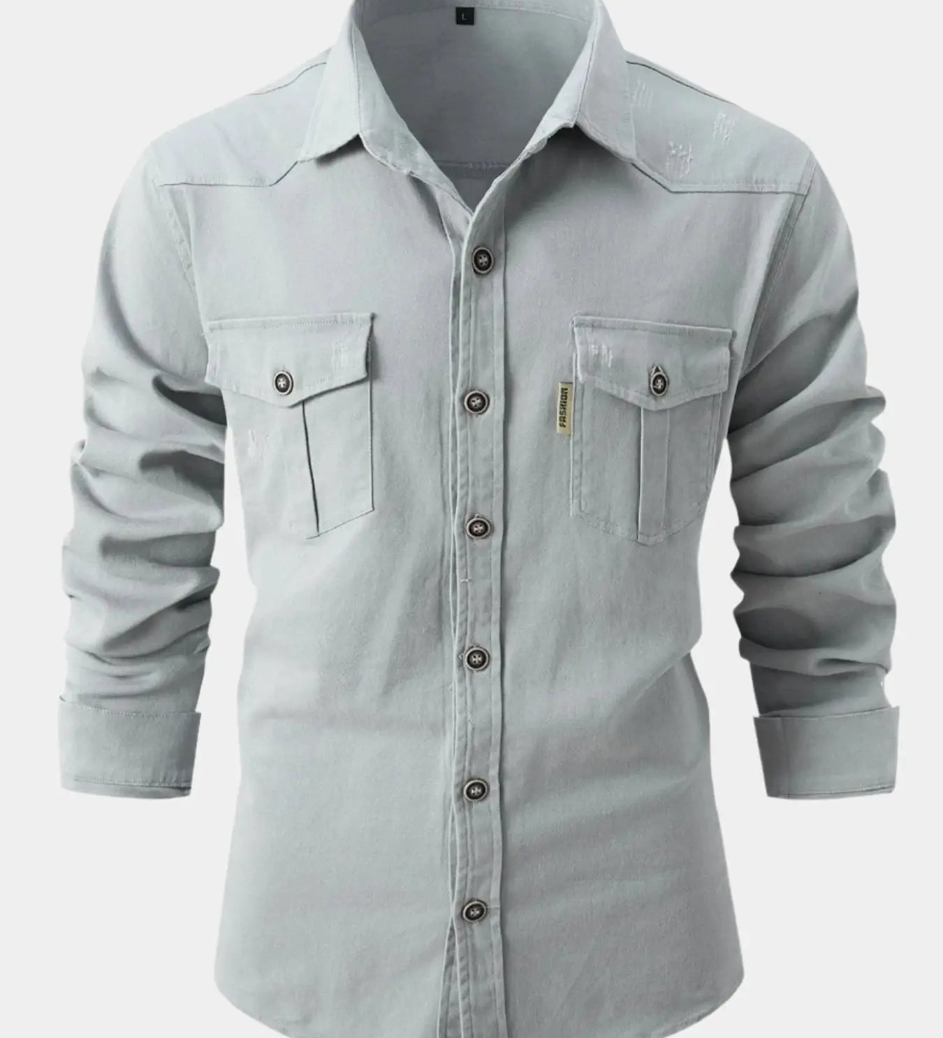 Darcy - Denim-Blend Button Shirt