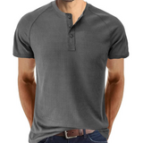 Hamish - Button-Placket Henley Shirt