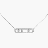 Olivia - Floating Stone Necklace