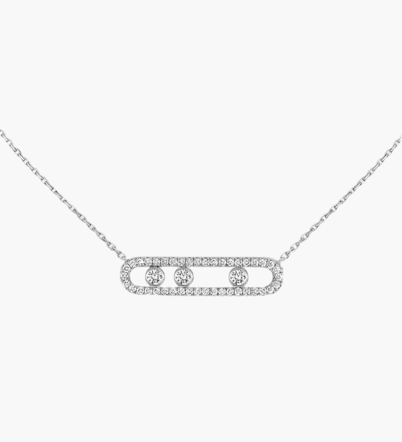 Olivia - Floating Stone Necklace