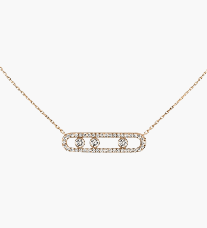 Olivia - Floating Stone Necklace