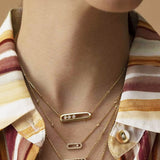 Olivia - Floating Stone Necklace
