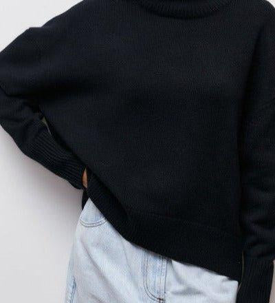 Katrielle™ Pullover mit hohem Kragen