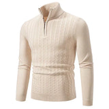 Jacob - Mixed-Knit Jumper