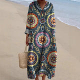 Isabelle - Boho Dress with Ethnic Print