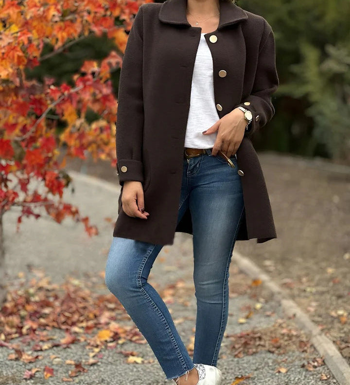 Violet - Classic Oversized Coat