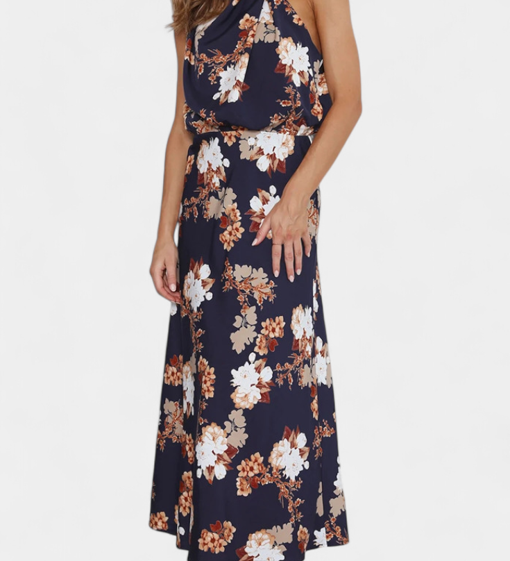 Lisa | Maxi Floral Halter
