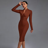 Ariana - Long-Sleeve Evening Dress