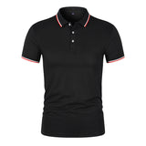 Flynn - Breathable Ribbed-Collar Polo