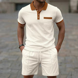 Levi - Waffle Polo Set
