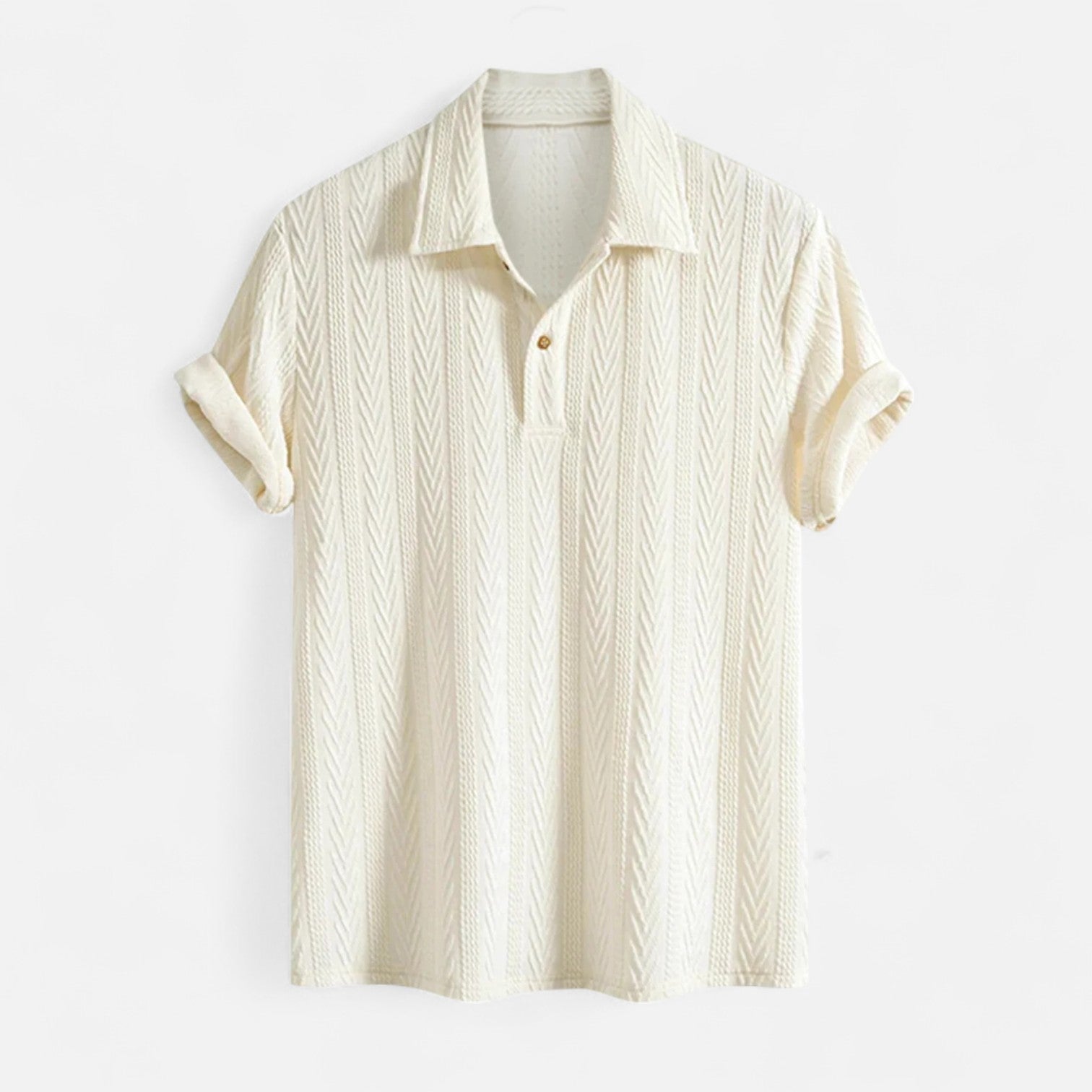 Dylan - Jacquard Knit-Collar Polo