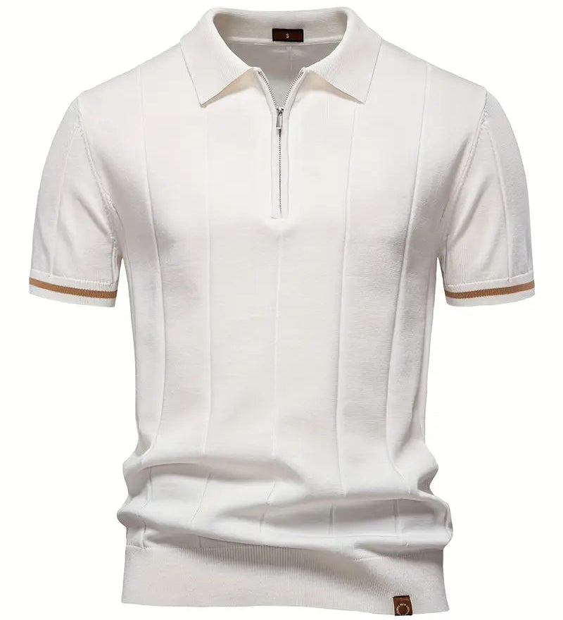 Xavier - Slim Polyester-Blend Polo