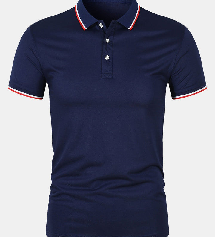 Nate - Button-Closure Knit Polo