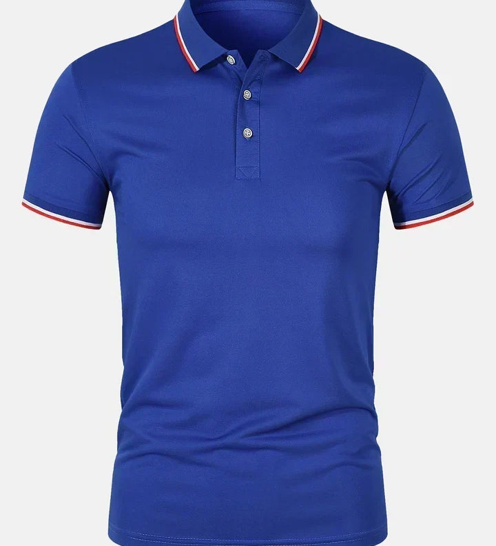 Nate - Button-Closure Knit Polo