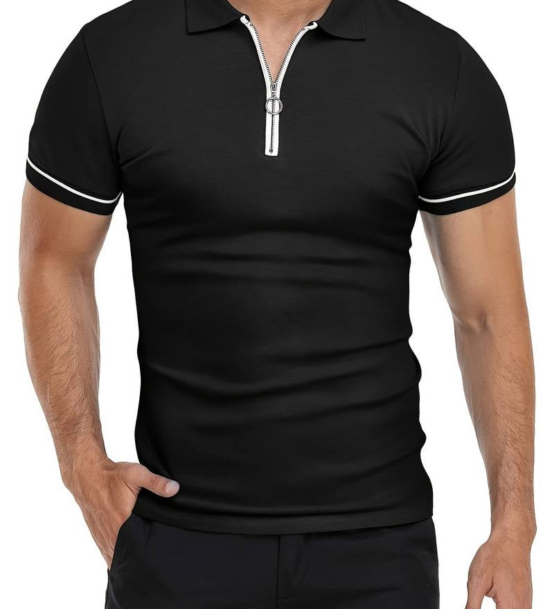 Jasper - Breathable Zip-Collar Polo