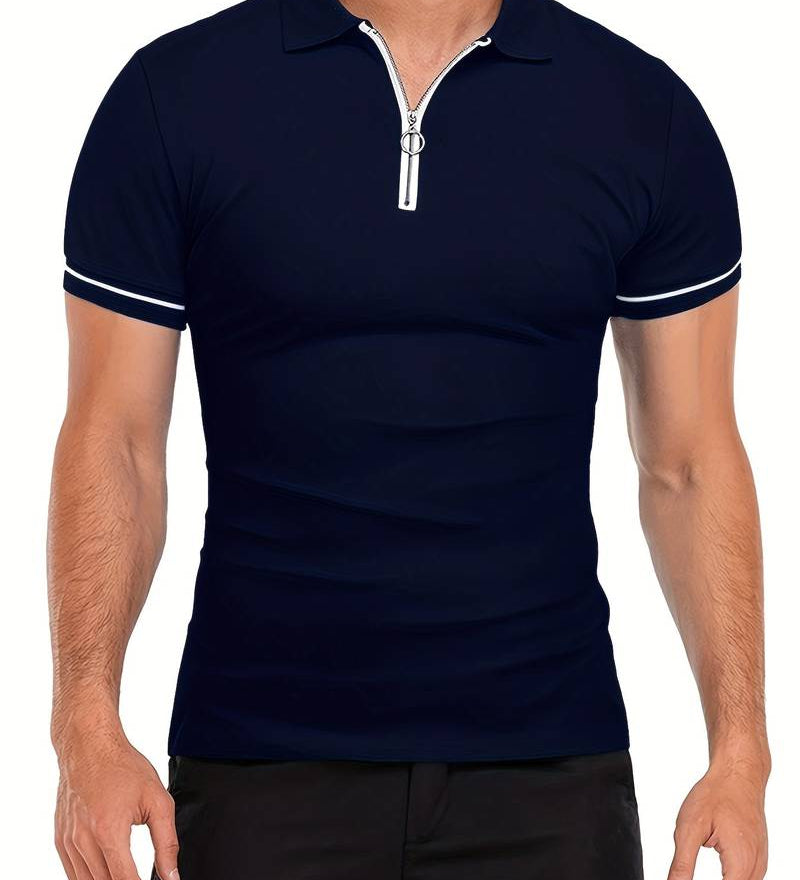 Jasper - Breathable Zip-Collar Polo