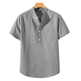 Ryan - High-Collar Polyester-Blend Shirt