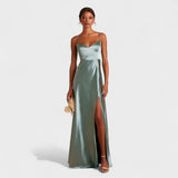 Phoebe - Satin Evening Dress