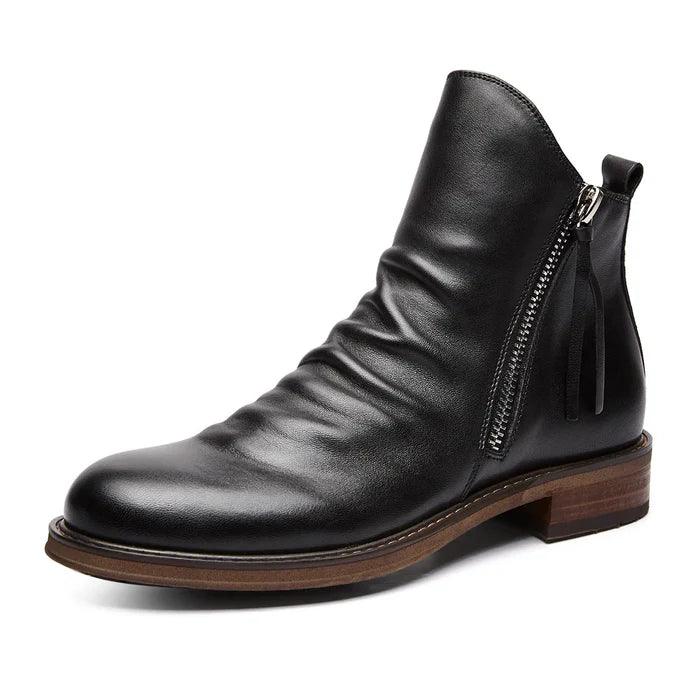 Toby - Faux Leather Chelsea Boots