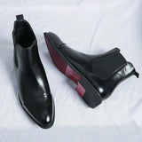 Liam - Faux Leather Chelsea Boots