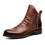 Toby - Faux Leather Chelsea Boots
