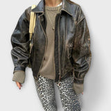 Mia - Vintage Leopard Jeans