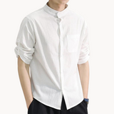 Owen - Elegant Mandarin-Collar Shirt