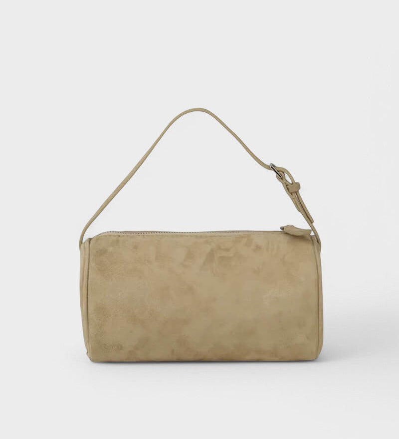 Sienna - Faux Suede Faux Leather Crossbody Bag
