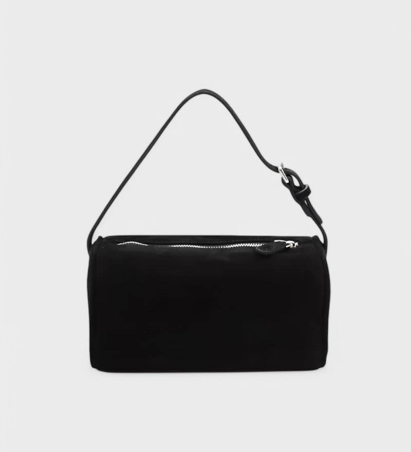 Sienna - Faux Suede Faux Leather Crossbody Bag